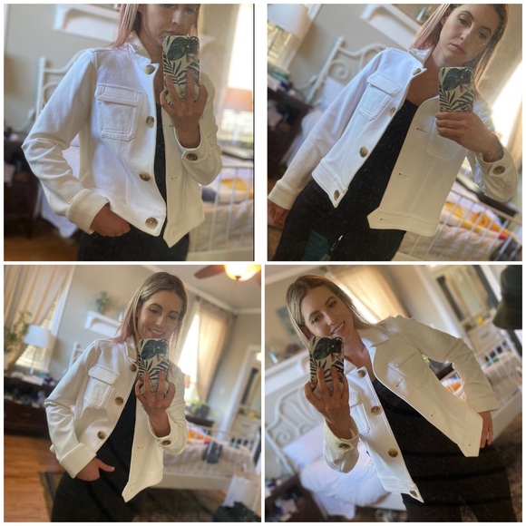 NWOT Chico’s White Blazer Jacket - Picture 10 of 12